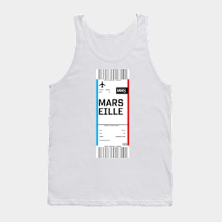 Boarding pass for Marseille Tank Top